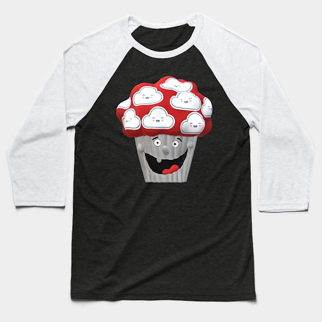 funny muffins Baseball T-Shirt by MOUKI